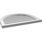 Ekena Millwork Round Top Surface Mount PVC Gable Vent w/ 2"W x 1-1/2"P Brickmould Frame, 26"W x 20"H GVPRT26X2002SN - alternate 5